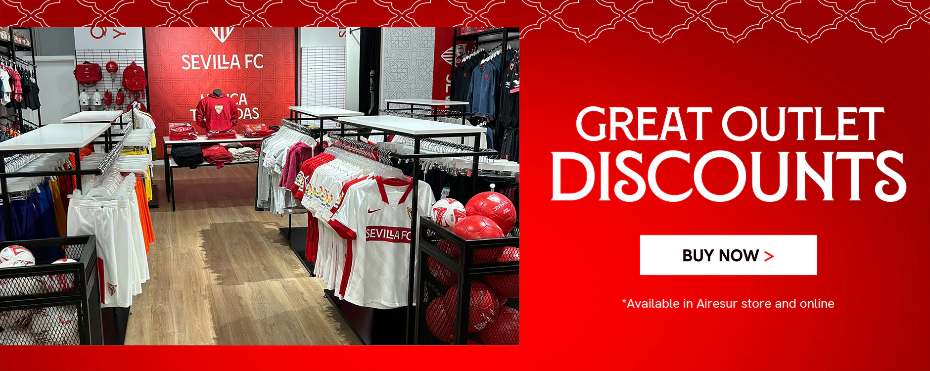 Sevilla Kits Shop – Exclusive 202403-Tienda_Liquidacion_Airesur_Banner_Tienda Collection – Sevilla FC Apparel and Gear Collection for Fans