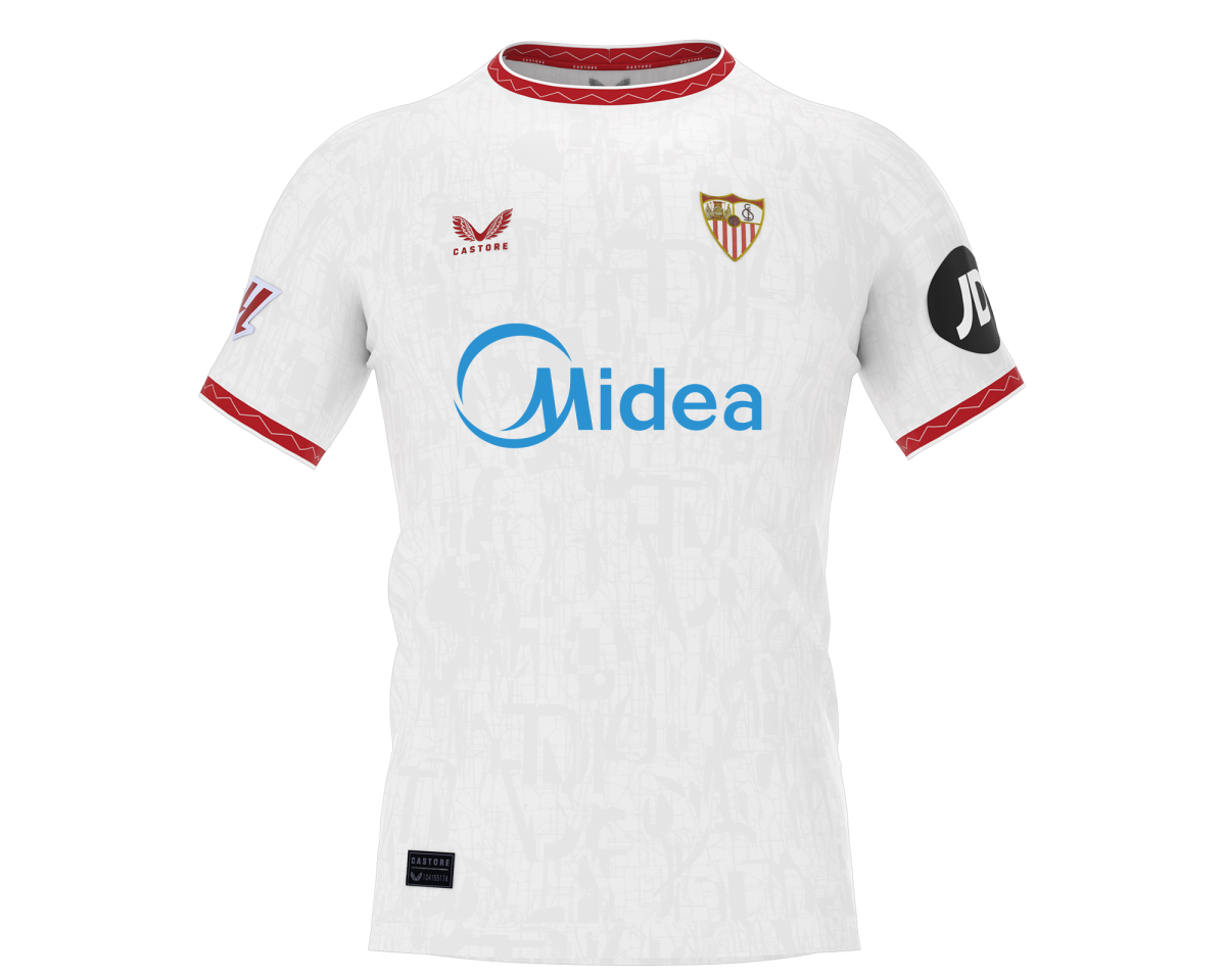 Sevilla Kits Shop – Exclusive adult home shirt 2425 Collection – Sevilla FC Apparel and Gear Collection for Fans