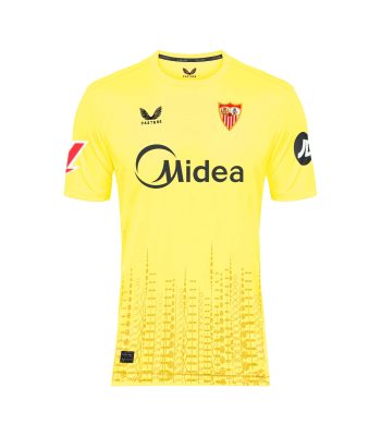 Sevilla Kits Shop – Exclusive adult yellow goalkeeper third jersey 2425 Collection – Sevilla FC Apparel and Gear Collection for Fans