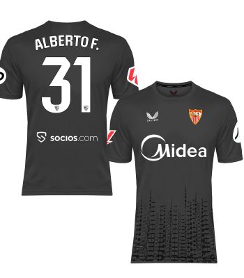 Sevilla Kits Shop – Exclusive alberto f. adult goalkeeper home shirt grey 2425 Collection – Sevilla FC Apparel and Gear Collection for Fans