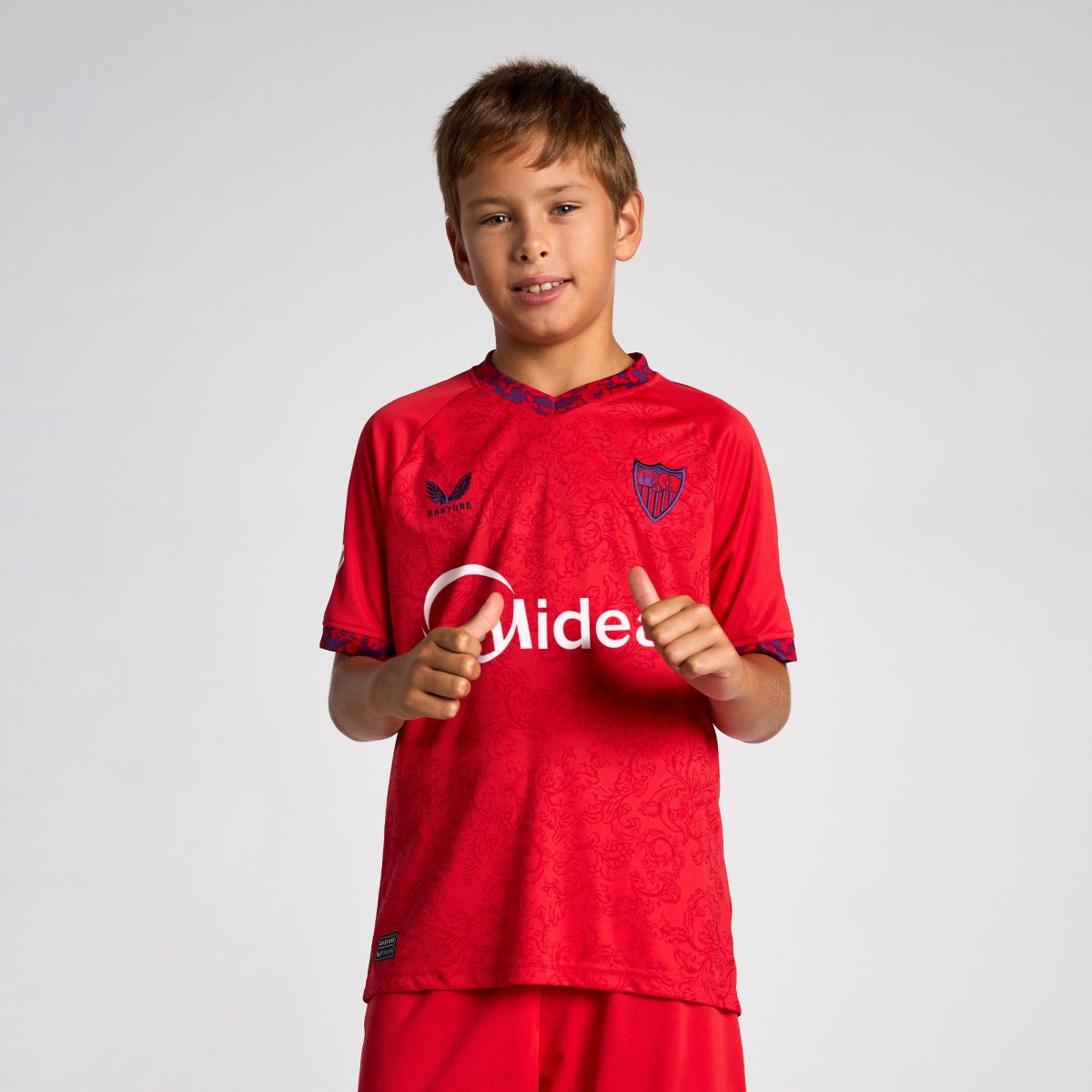 Sevilla Kits Shop – Exclusive away boys shirt 2425 Collection – Sevilla FC Apparel and Gear Collection for Fans