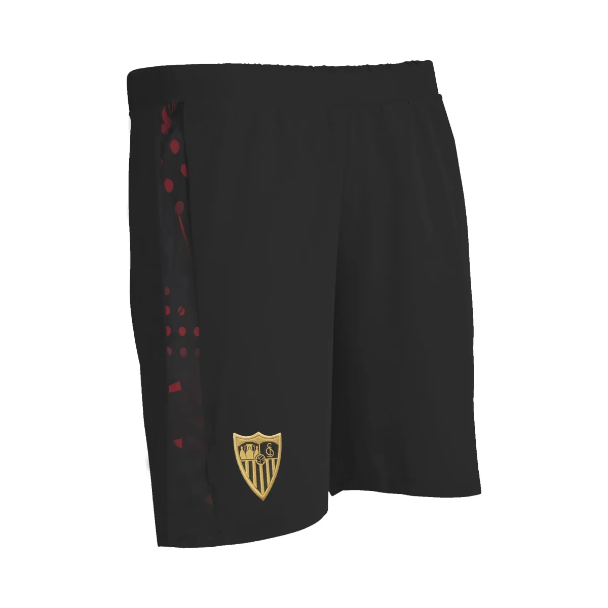 Sevilla Kits Shop – Exclusive black third boy shorts 2425 Collection – Sevilla FC Apparel and Gear Collection for Fans