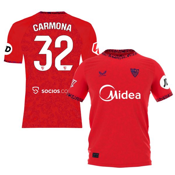 Sevilla Kits Shop – Exclusive carmona away boys shirt 2425 Collection – Sevilla FC Apparel and Gear Collection for Fans