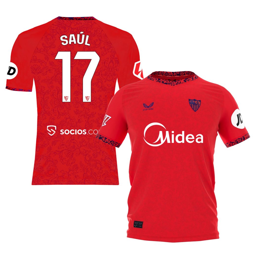 Sevilla Kits Shop – Exclusive saul away jersey for kids 2425 Collection – Sevilla FC Apparel and Gear Collection for Fans